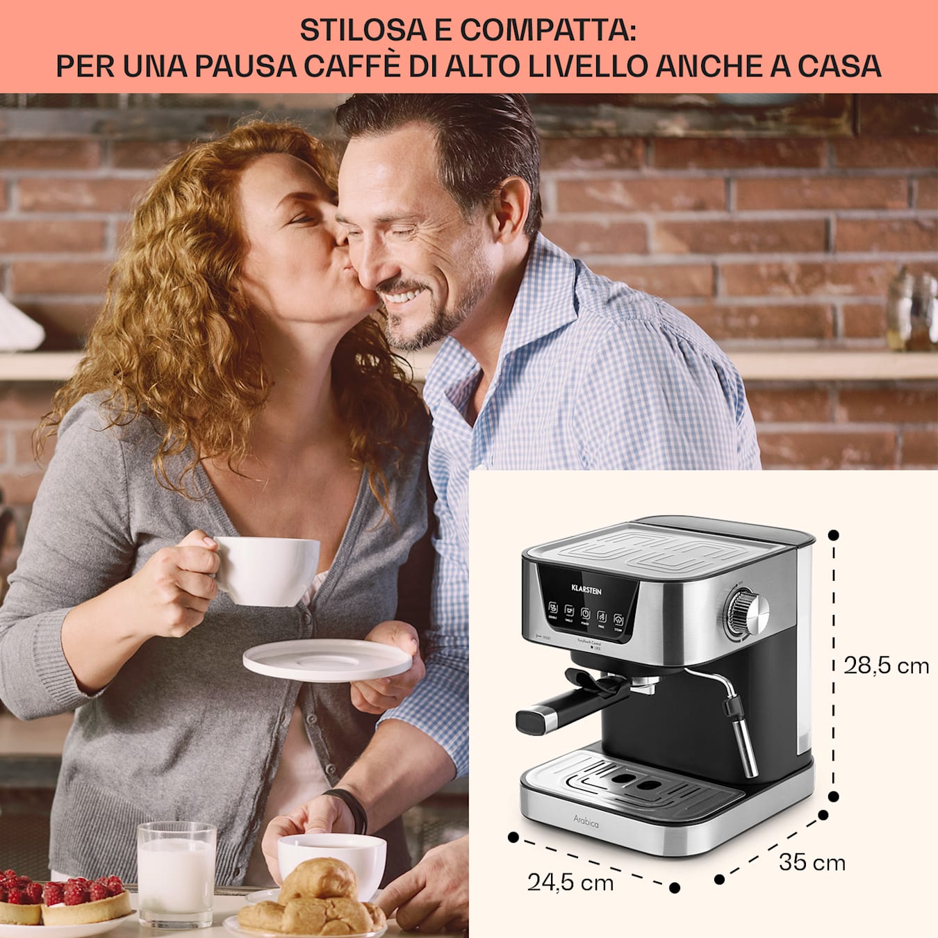 Bicchieri termici per caffettiera a doppio vetro Delonghi