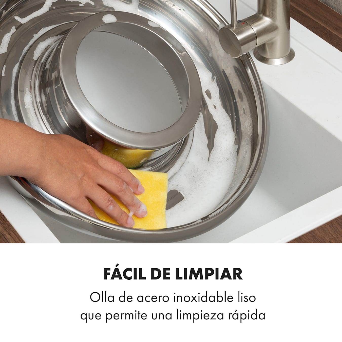 Sopera Con Tapa Capacidad 6 L Acero Inoxidable Con Cucharón - Elementos  Kitchen