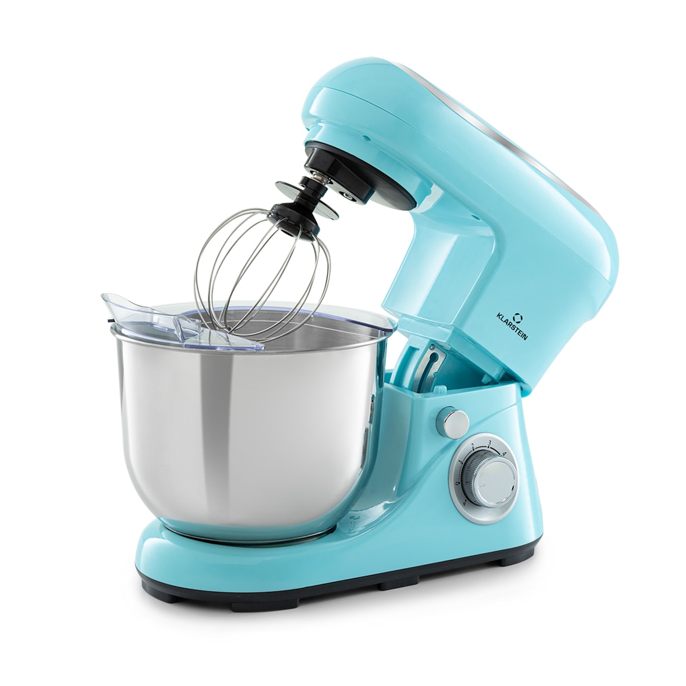 Hi Tek 5 qt White Aluminum Electric Stand Mixer - Includes Dough Hook,  Whisk and Beater - 16 1/4 x 9 x 16 1/2 - 1 count box