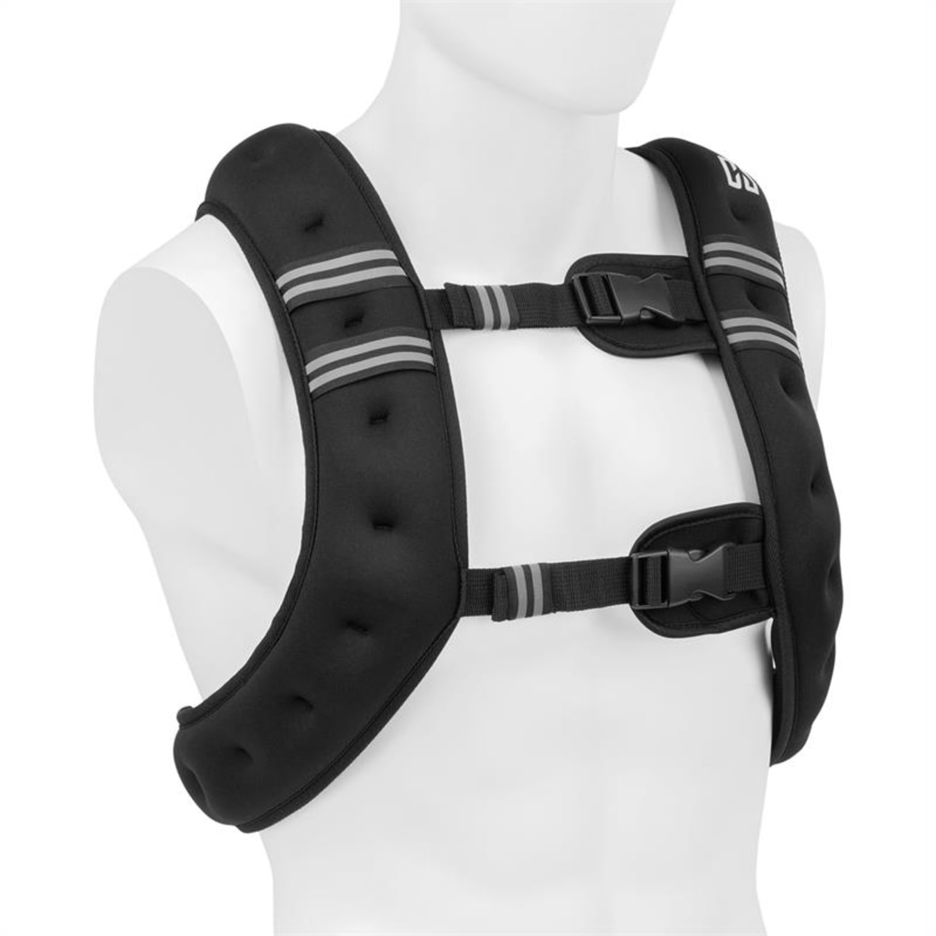 donker Economisch Uitgaven CAPITAL SPORTS X-Vest gewichtsvest 10 kg neopreen/nylon 2 borstriemen zwart