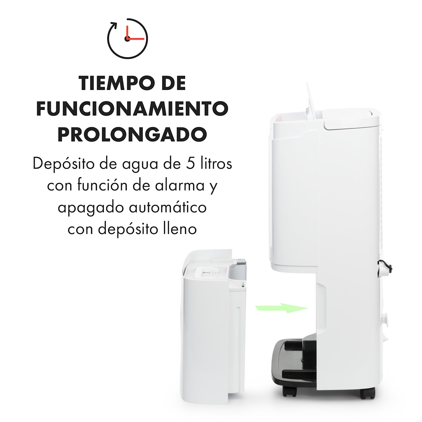 Pro Breeze Deshumidificador Inteligente de 30L/día, Wi-Fi, Tanque