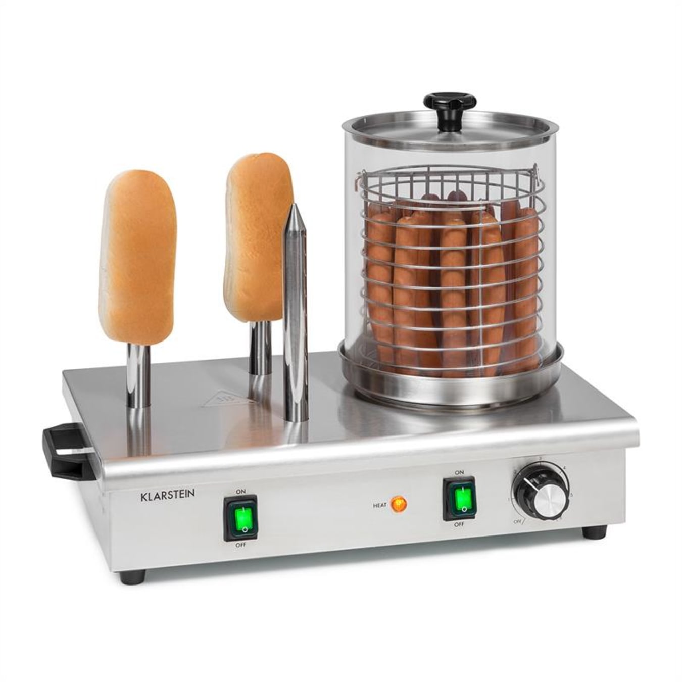 Klarstein Wurstfabrik Pro 600 Machine à hot dogs 600W 5L 30 à 100