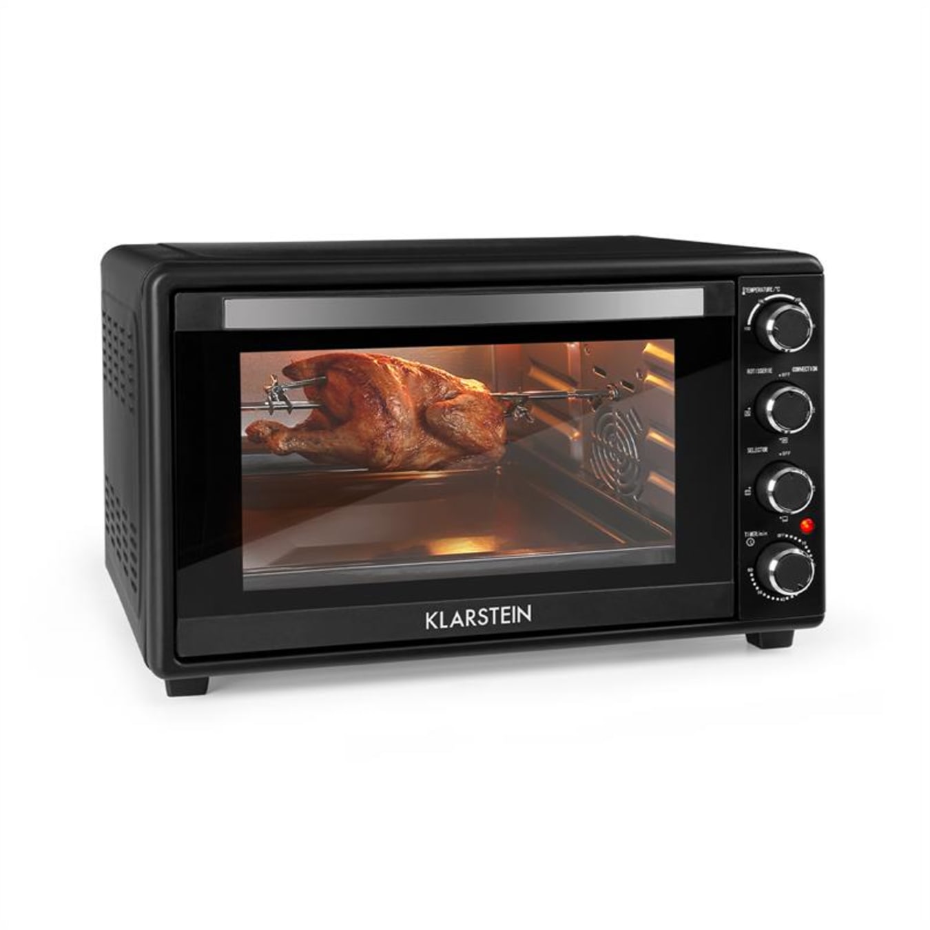 Klarstein Masterchef 60 minihorno 60 l 2.000 W 100-230 °C temporizador  negro 60 L