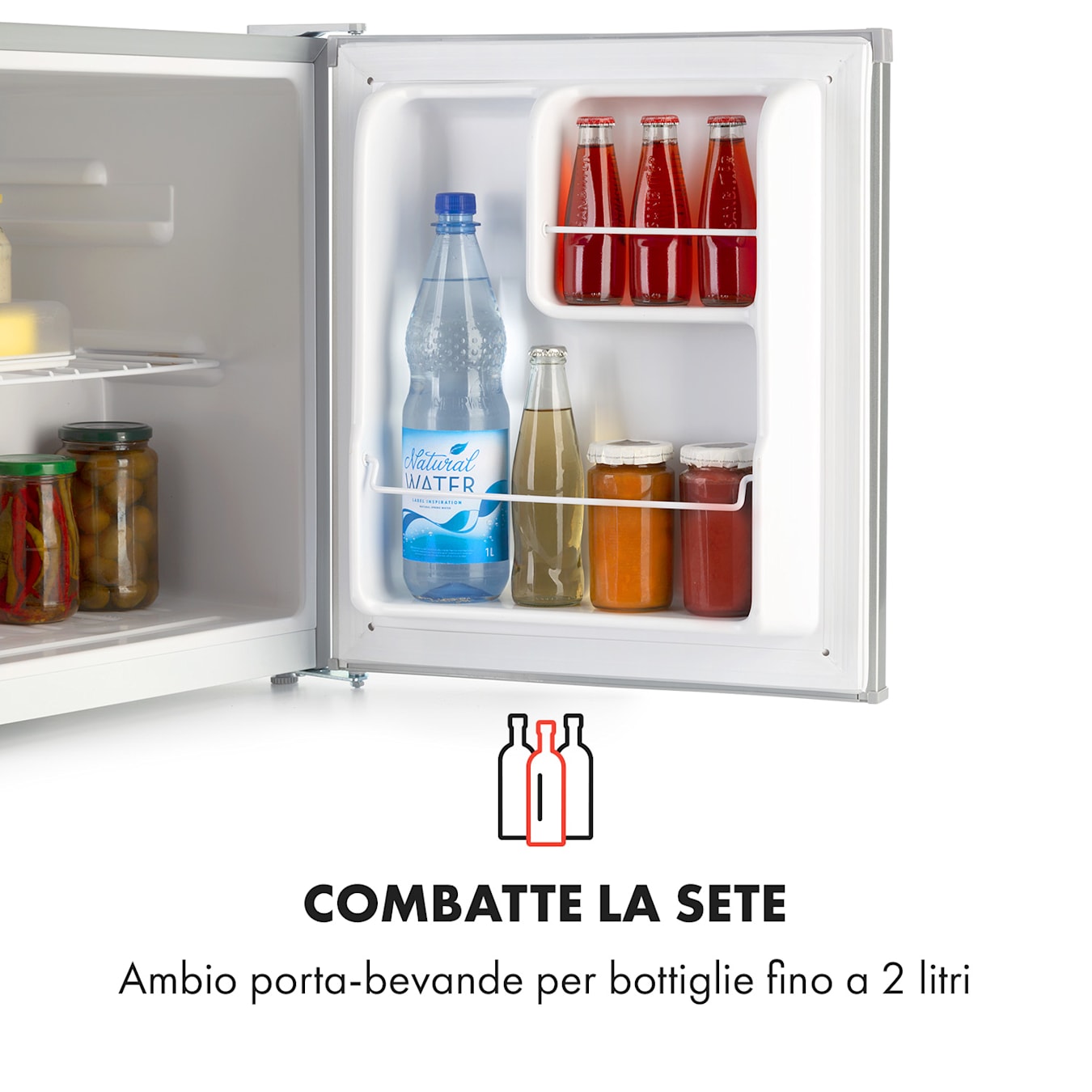 Mini frigorifero 2 in 1 compatto 15 L, Mini frigo portatile per