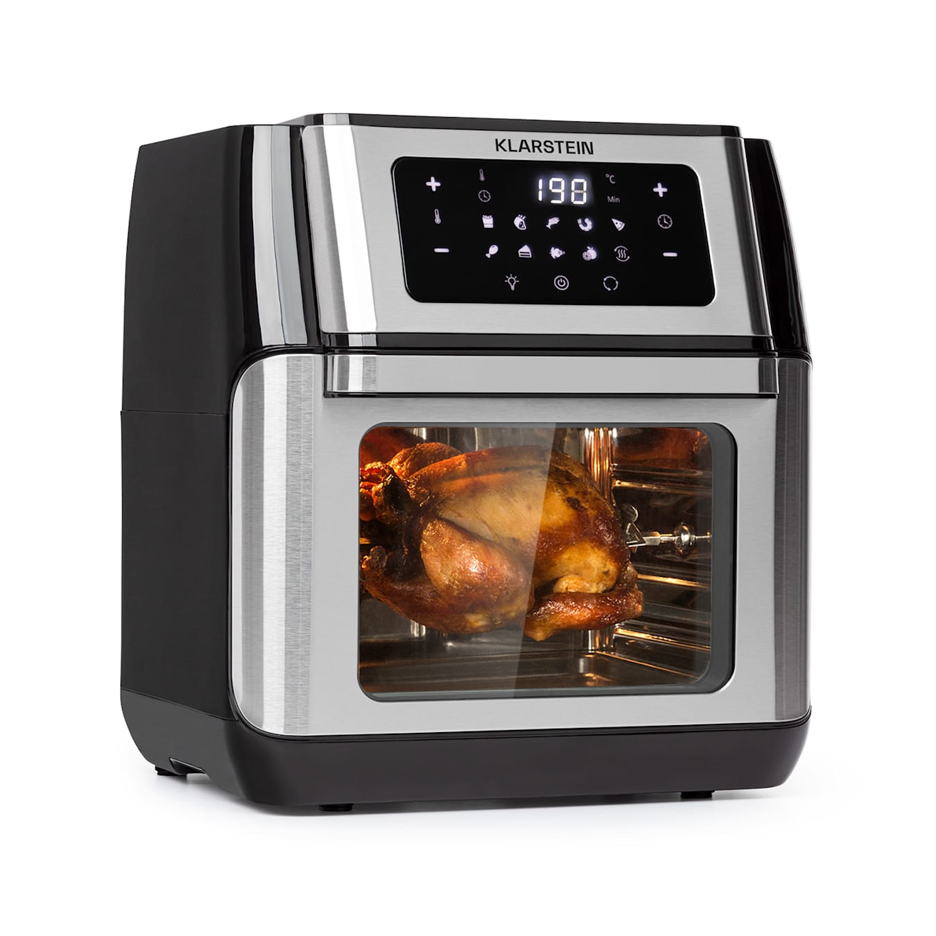 Digital Air Fryer 10L Air Oven Low Fat Healthy Cooker 1500W Oil Free  Rotisserie