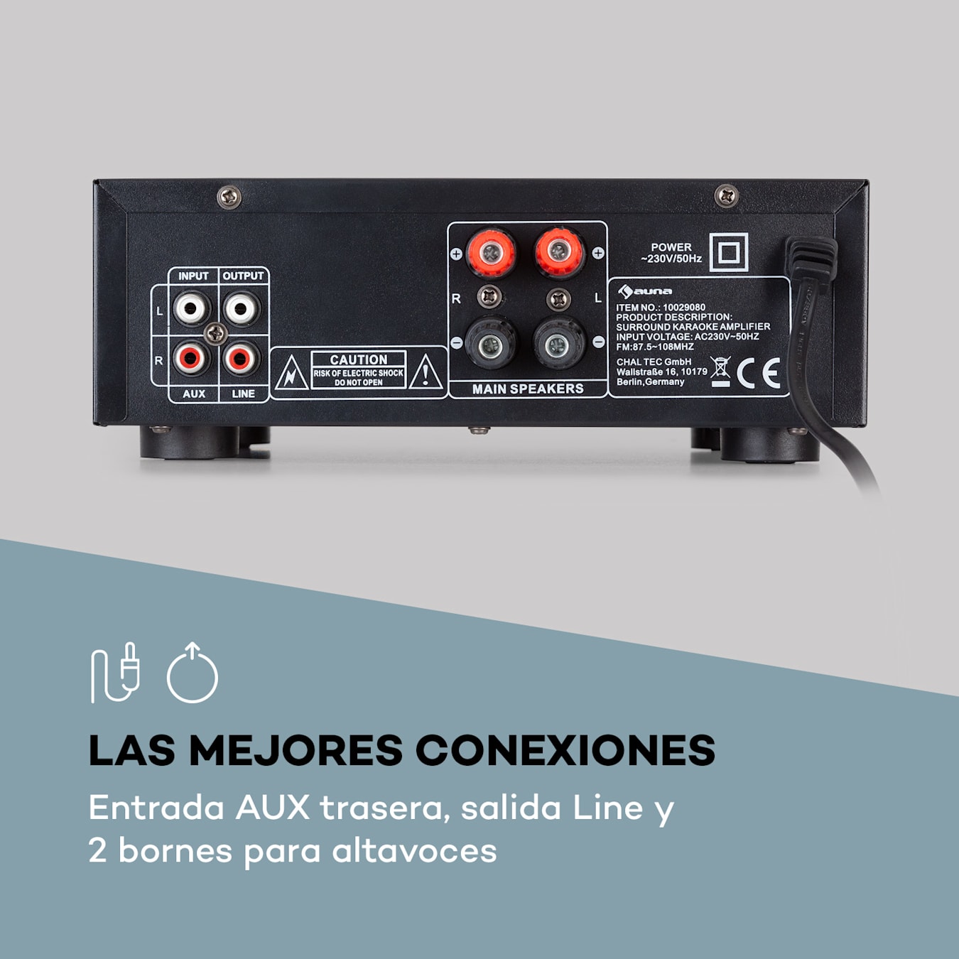 Preamplificador Microfono Karaoke Eco Agudos Graves Aux