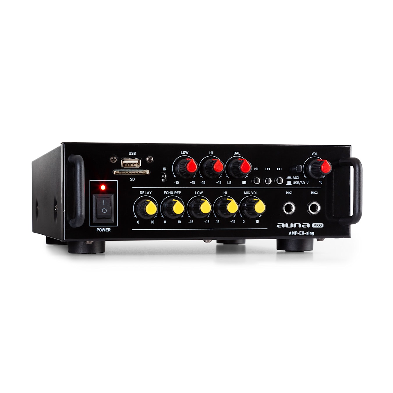 Auna Amp VT Amplificador válvulas, 2x35W RMS, preamplificador HiFi BT  Opt/Coax/AUX-In, preamplificador estéreo, marrón : : Electrónica