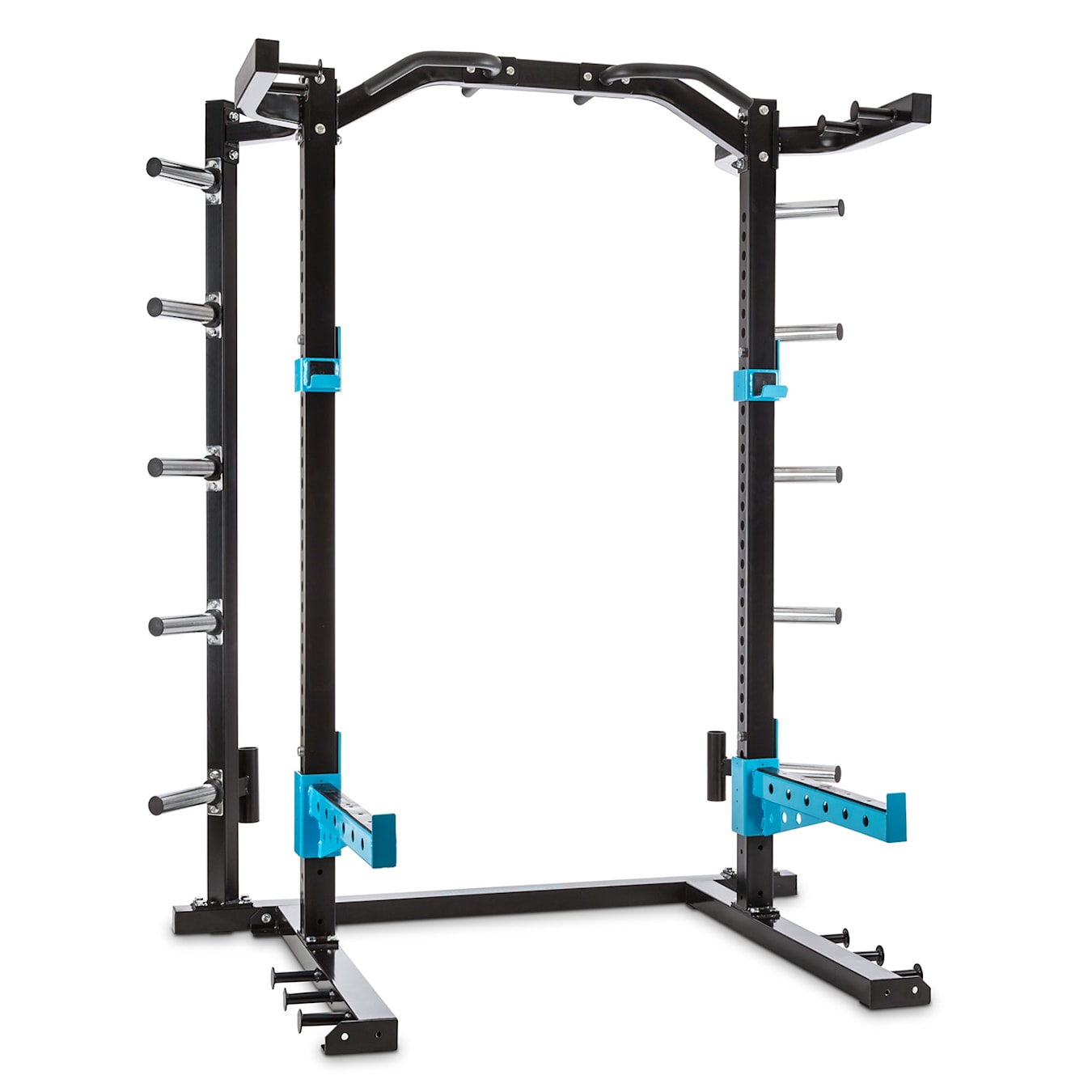 Capital Sports Amazor H Basic Jaula de musculación soportes de seguridad  ganchos en J acero macizo