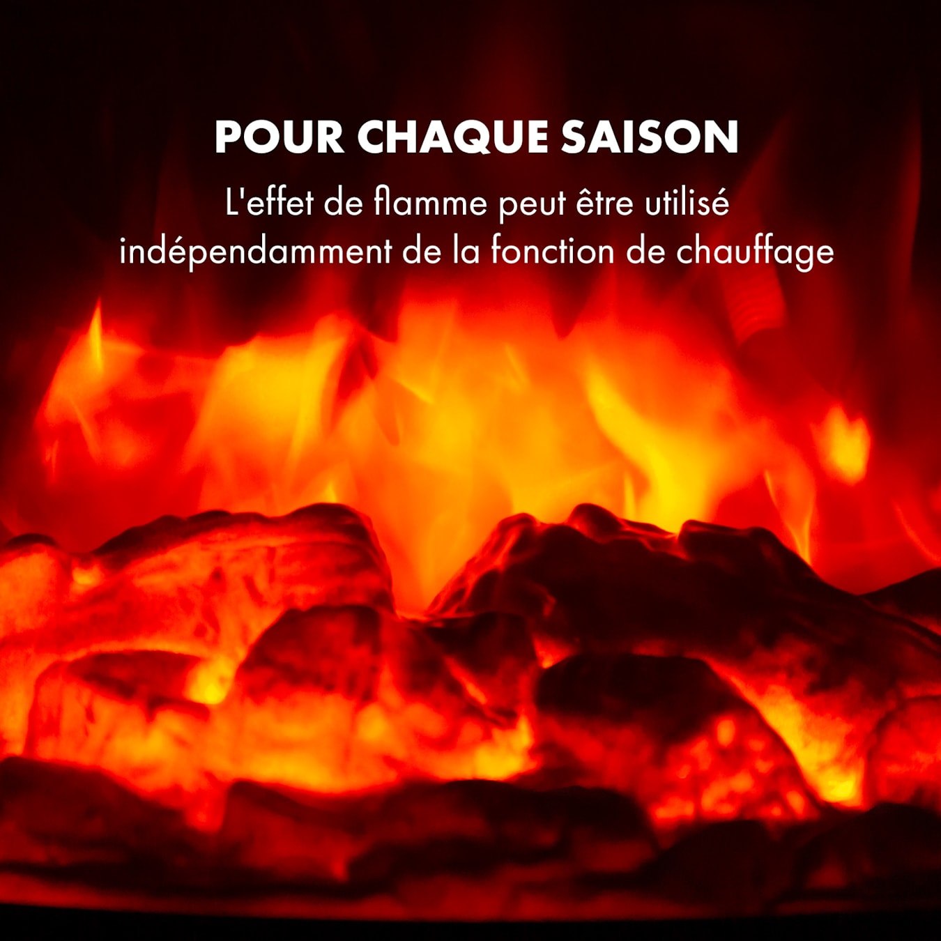 Chauffe-eau à effet de flamme, maison intelligente, décoration de