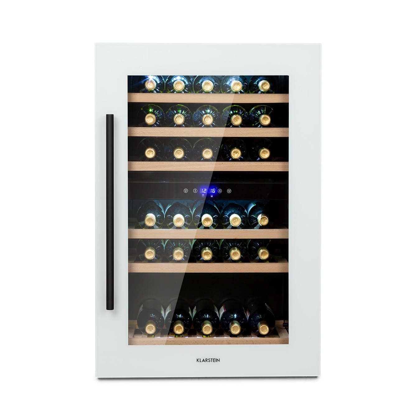 Aantrekkingskracht romantisch Bijdrage Vinsider 41D Built-In Duo inbouw-wijnkoelkast | kwartskristalframe met  glazen front | 2 temperatuurzones | 132 liter | 5 – 22 °C |  energie-efficiëntieklasse G | 41 flessen | intern digitaal display 