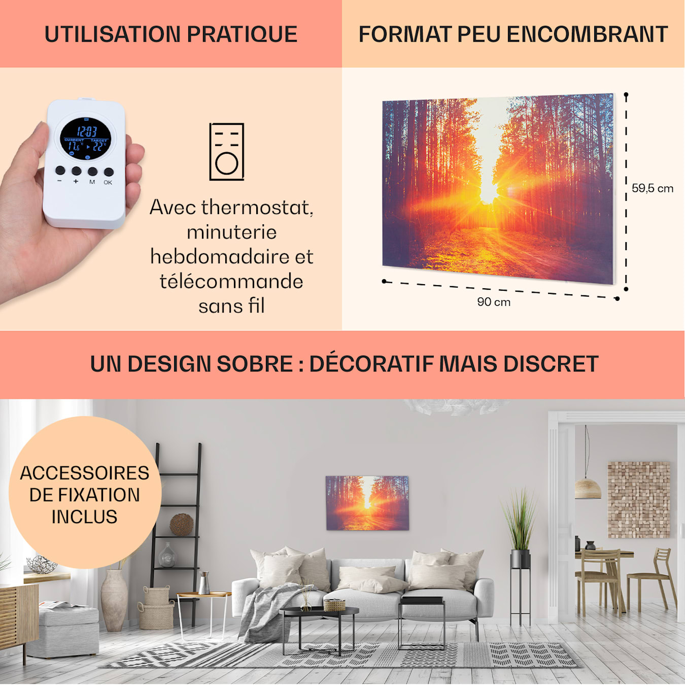 THERMOSTAT RADIATEUR INFRAROUGE