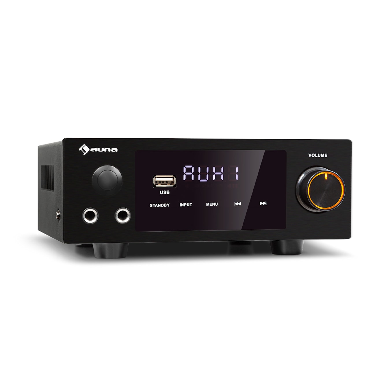 auna Pro Amp EQ BT amplificateur karaoké HiFi 2 x 30 W RMS BT USB SD 2 x  entrées micro Avec Bluetooth