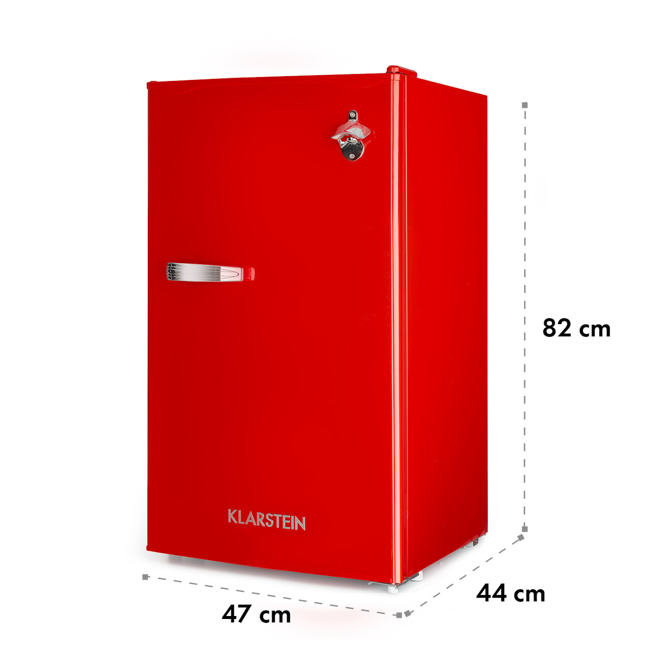 Kühlschrank mit temperaturfühler und alarm zur gewährleistung der  lebensmittelsicherheit, geschaffen mit generativer ki