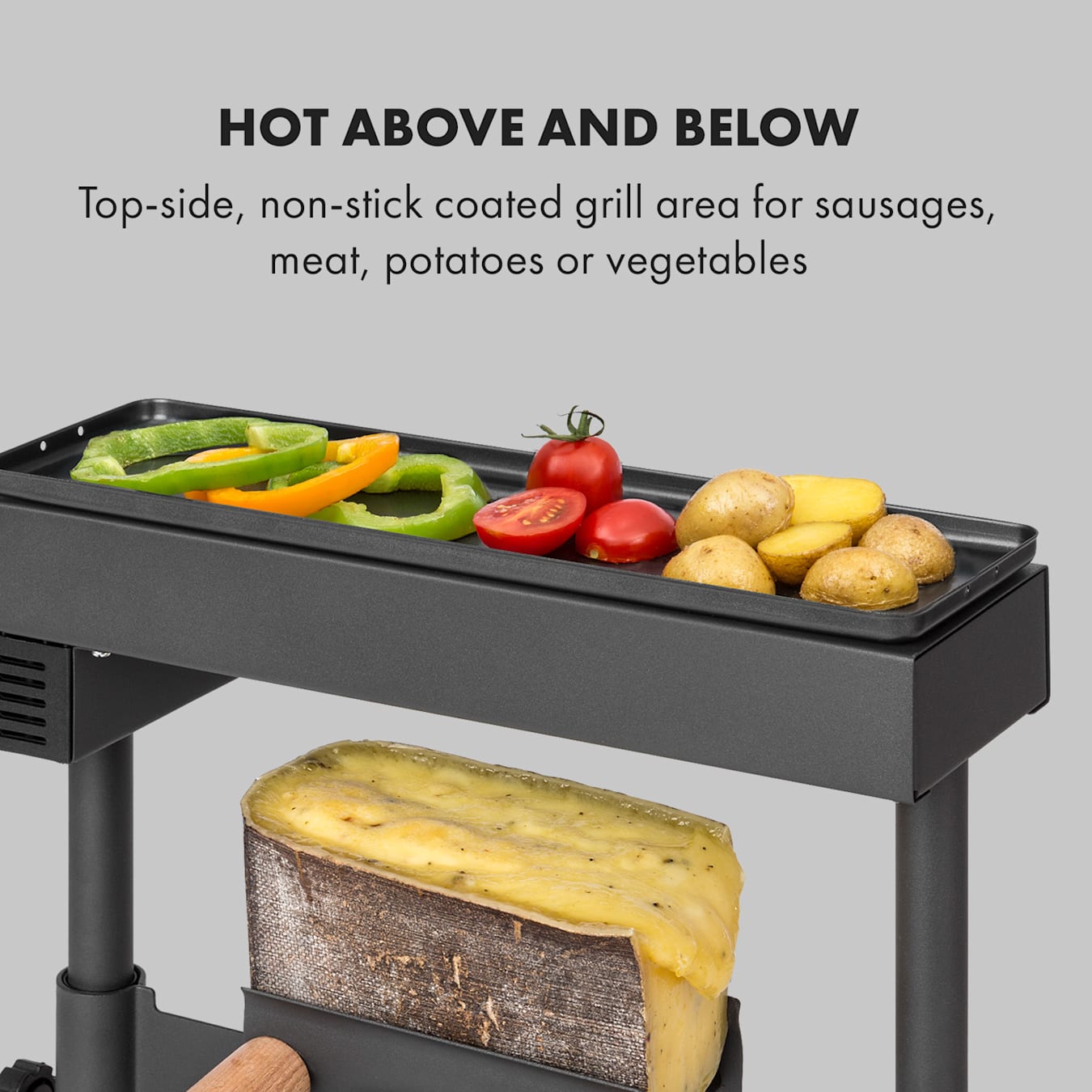 Trio Raclette Xxl - 12 Personnes - Gril & Pierr…