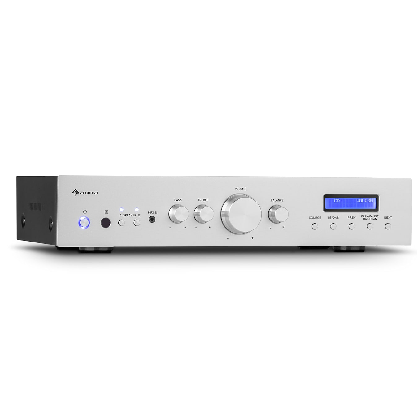 AMP-CD608 DAB amplificateur HiFi stéréo 4x100W RMS DAB+ BT entrée