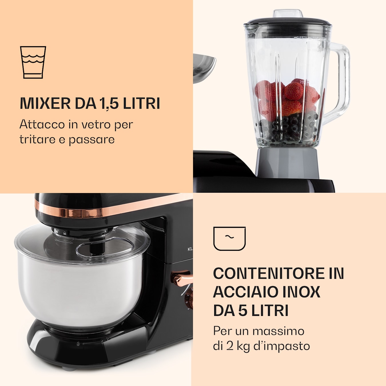 Mixer / Robot da cucina - Giallo