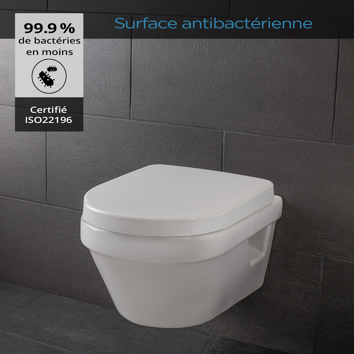 Siège De Toilette À Fermeture En Douceur Abattant Wc Lunette