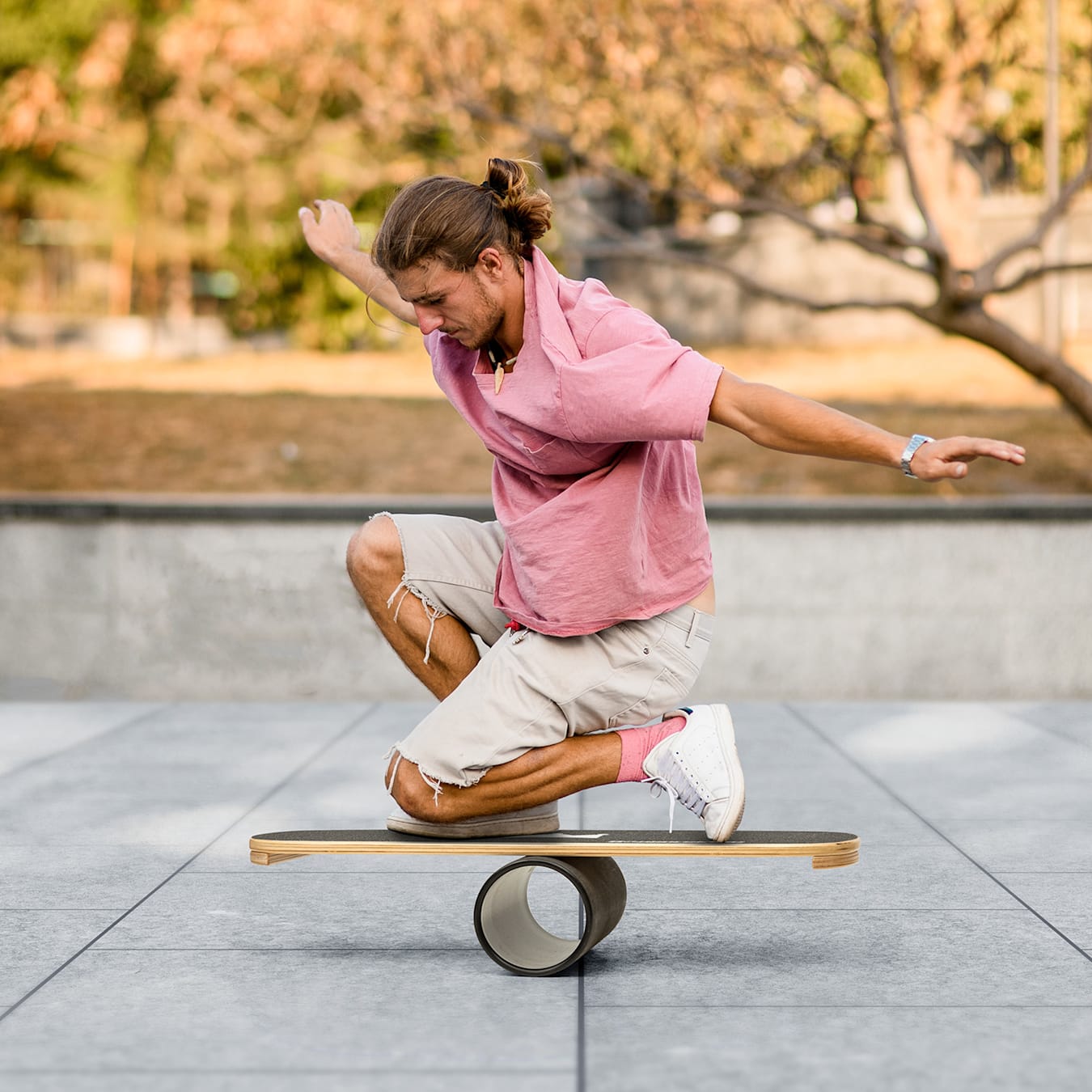 Rouleau en plastique pour planche d'équilibre Indoorboard plastique