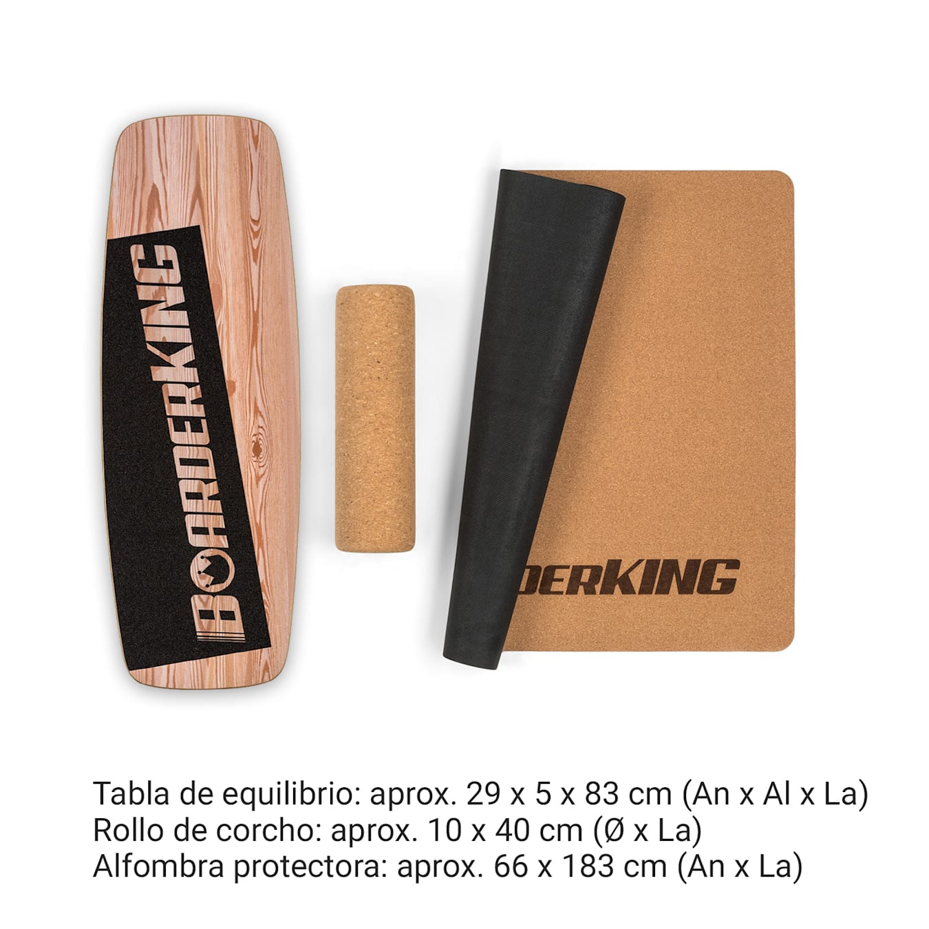 Rollo de corcho para tablas de equilibrio Tablas de equilibrio tablero  oscilante Rollo de corcho Entrenamiento deportivo, fitness y equilibrio. -   España