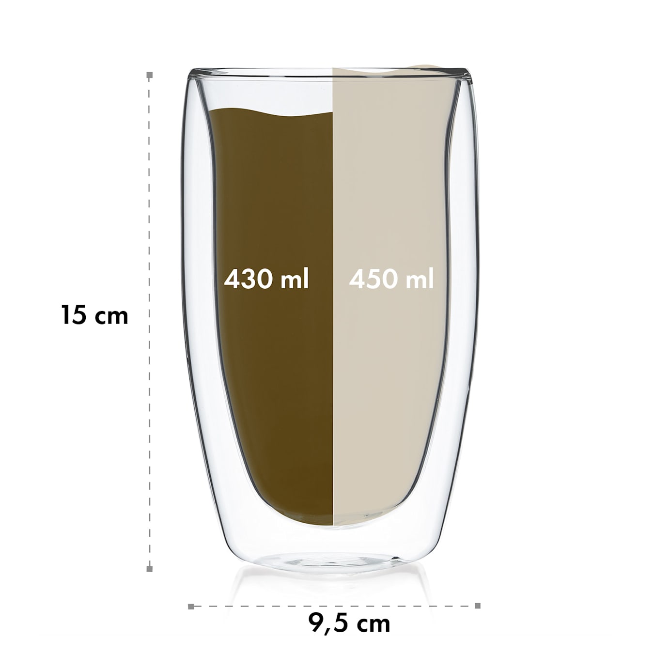 Tasses en verre promotionnelles 100ml Bodum®