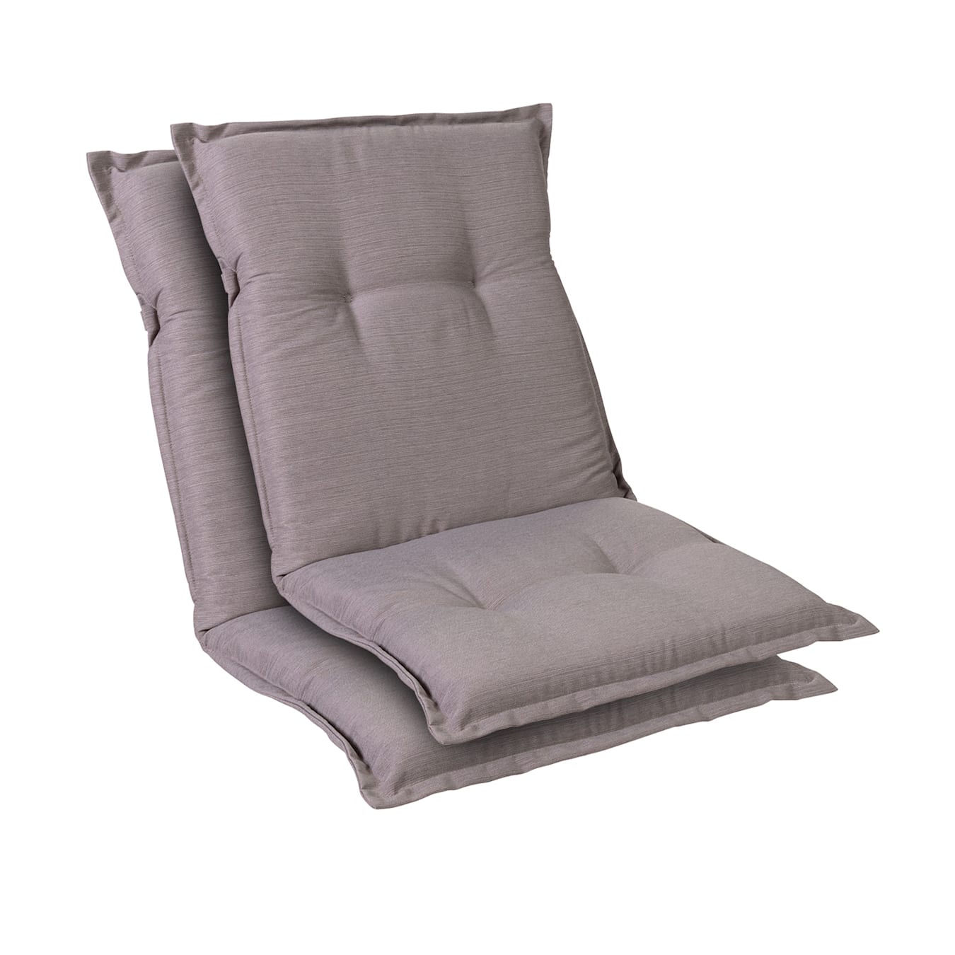garen Gouverneur operator Prato stoelkussen zitkussen lage rug tuinstoel polyester 50x100x8cm 2 x  stoelkussen | Zilvergrijs