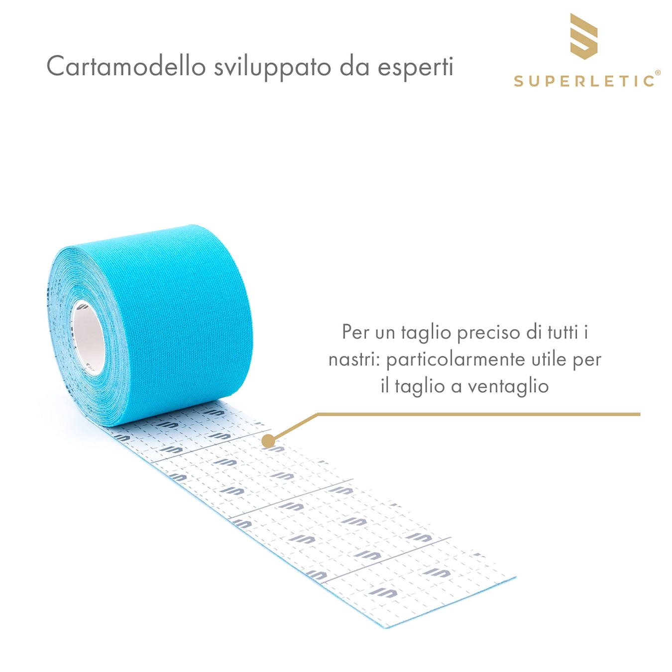 Nastro Kinesiologico In Cotone 5m JustFit GLADIATORFIT - Foto 12