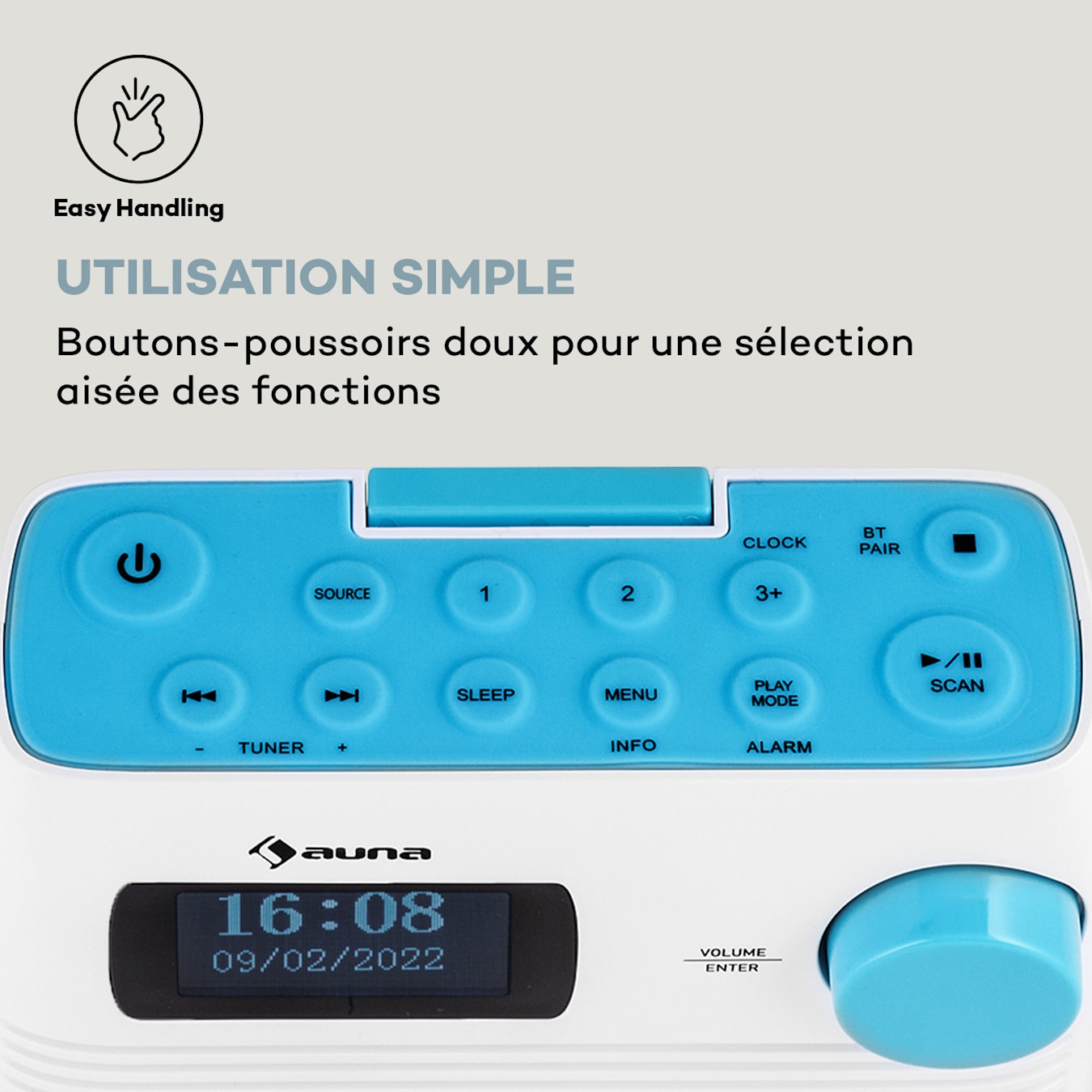 Radio fm analogique portable, fonctionnant sur piles, prise casque