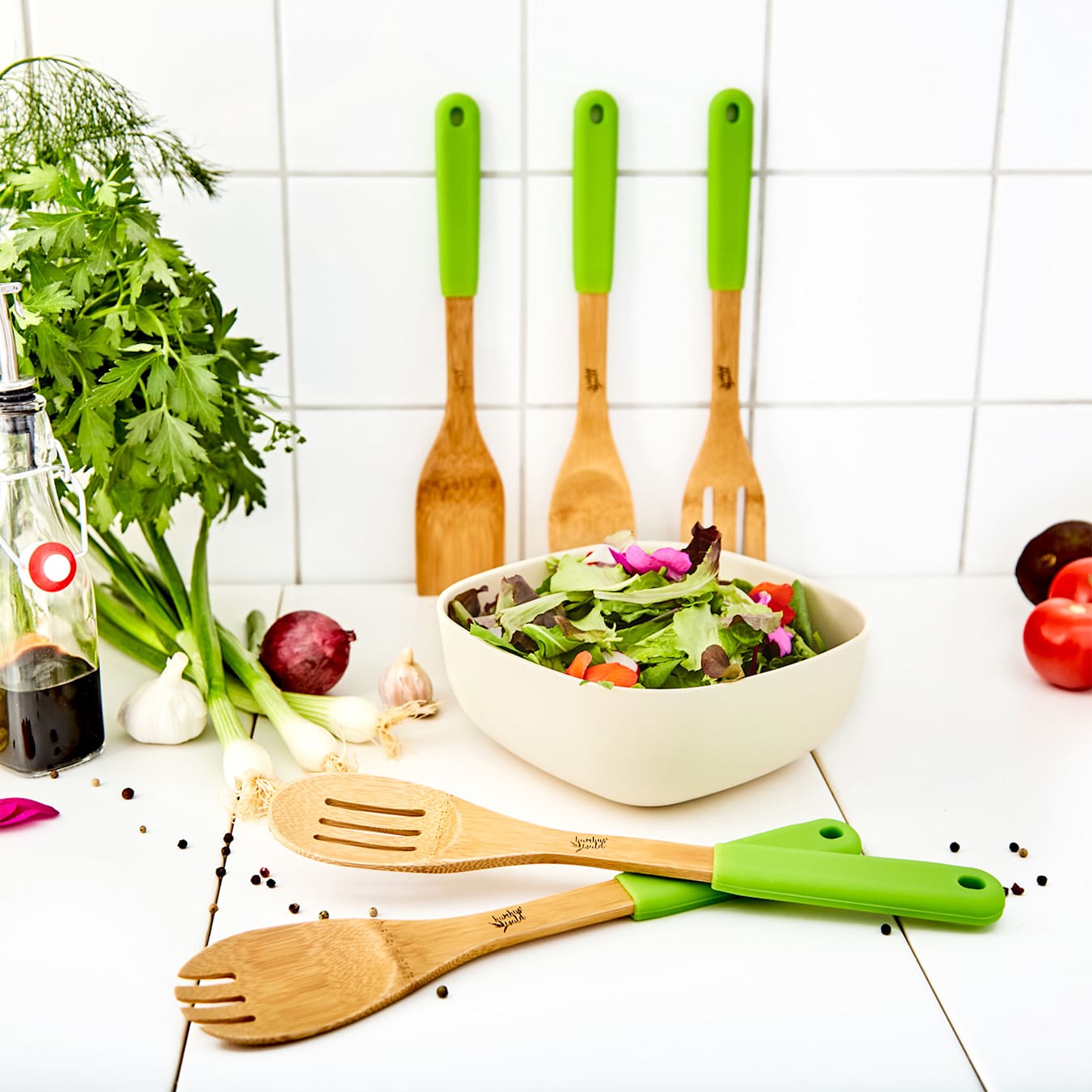 Accessoires de cuisine set de 5 spatules