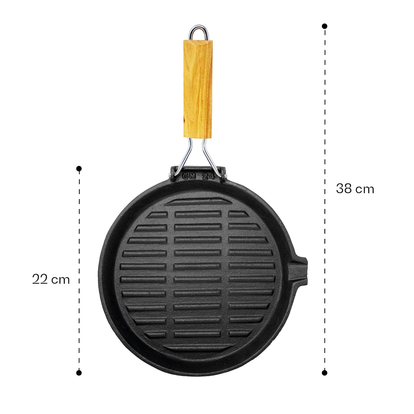 Klarstein Delicatessa Grill Pan Placa de parrilla Accesorio para placa de  inducción color negro
