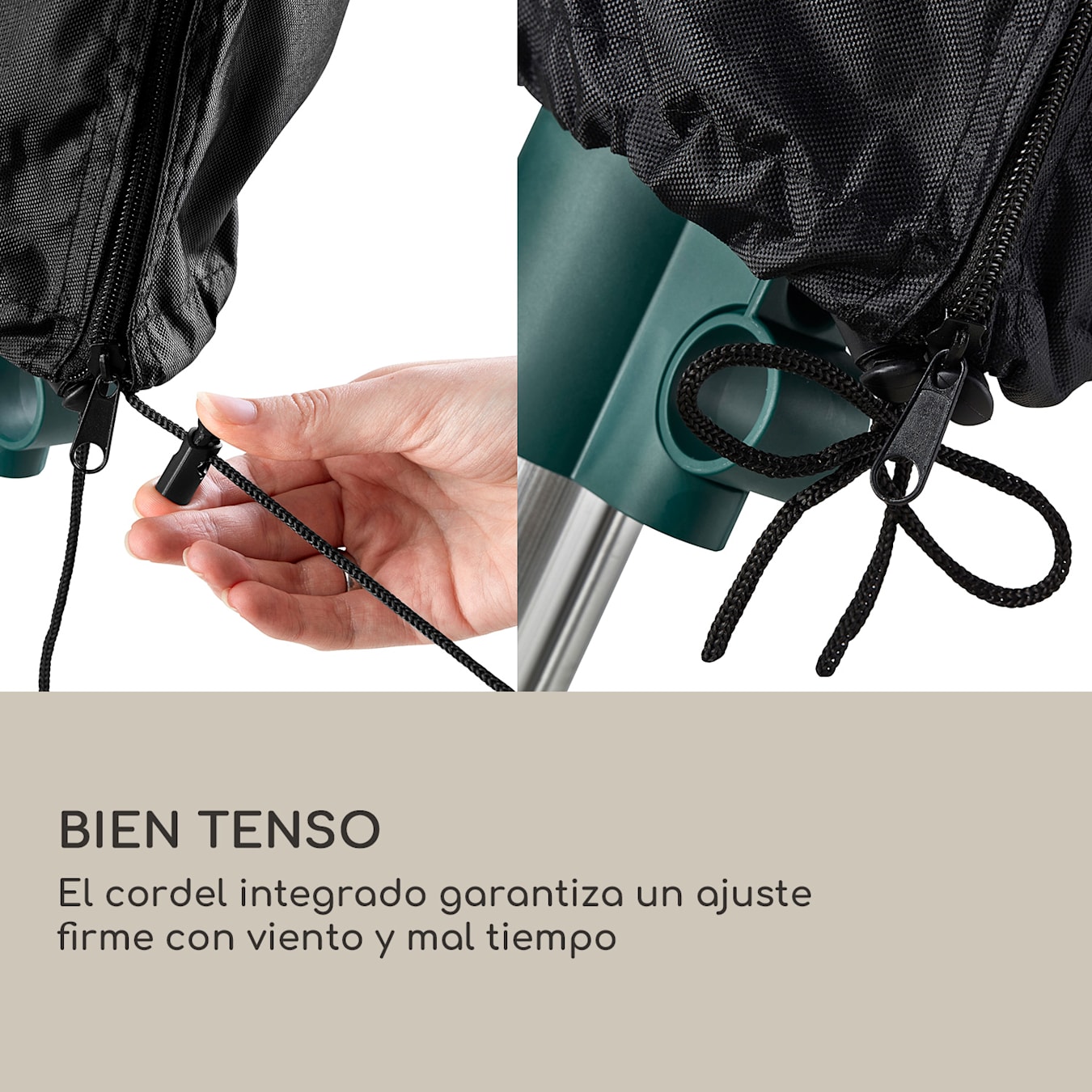 Shield Drying Rack Funda protectora para tendederos, Para tendederos  rotatorios estándar, Extrarrepelente al agua, Resistente a los rayos UV, Material: poliéster, Incluye una práctica cuerda de s Drying Rack