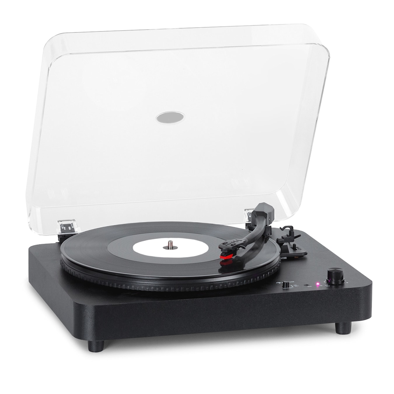 Platine Vinyle Stéréo 3 Vitesses 33/45/78t Avec Bluetooth