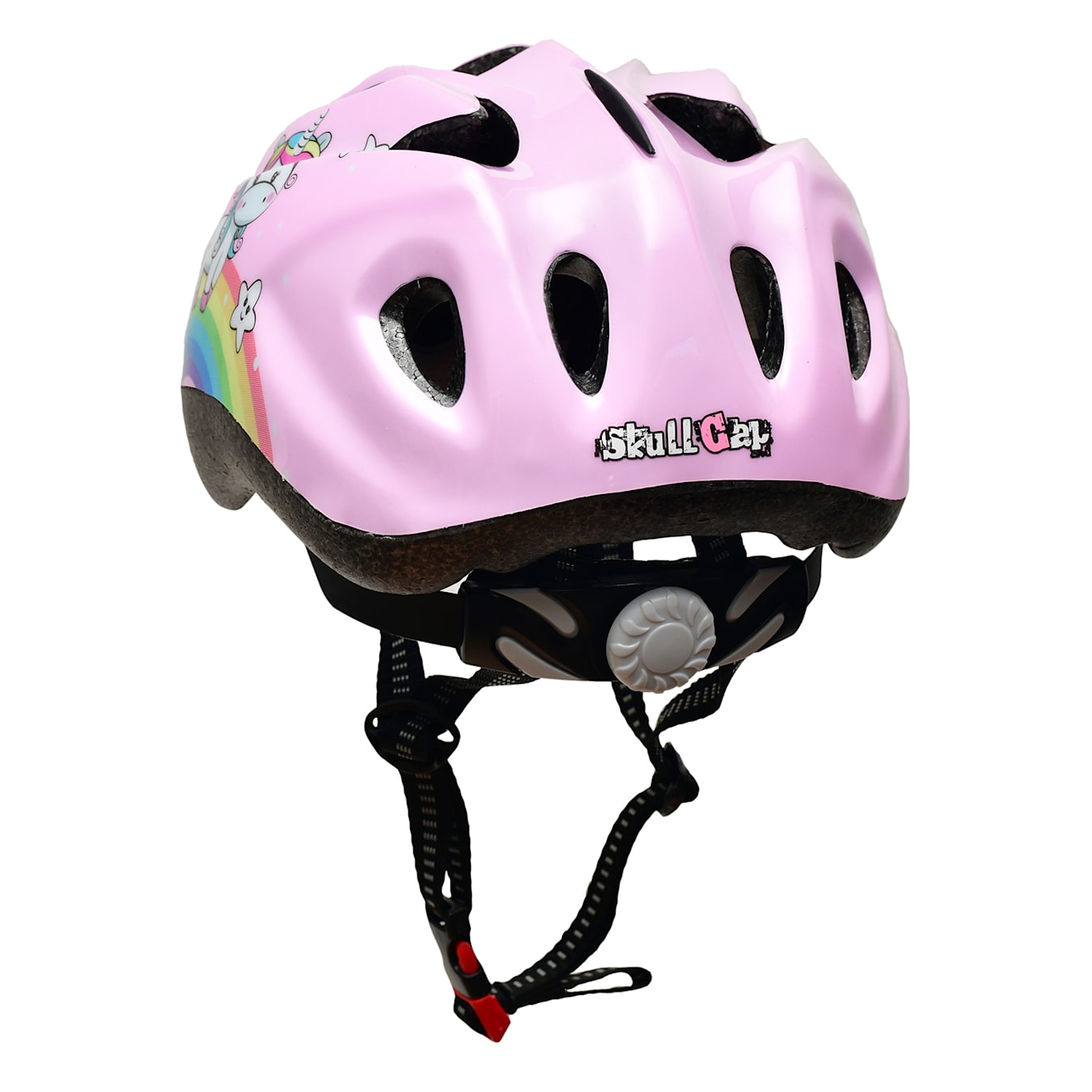 Casco para bicicleta para niños, de 2 hasta 7 años, exterior:  policarbonato Microshell, interior: EPS absorbente a los impactos, almohadillas suaves y cambiables, sistema de ventilación, ajuste M