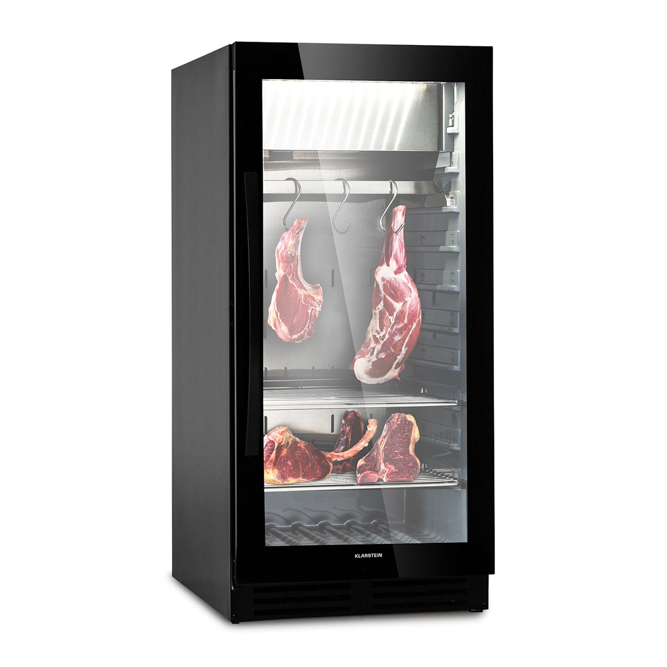 Steakhouse Pro 233 Onyx Cave de maturation, autonome / encastrable, 1  zone, 233 litres, Température de réfrigération : 1 - 25 °C, Humidité :  60 - 85 %, Commande tactile, Système UVC