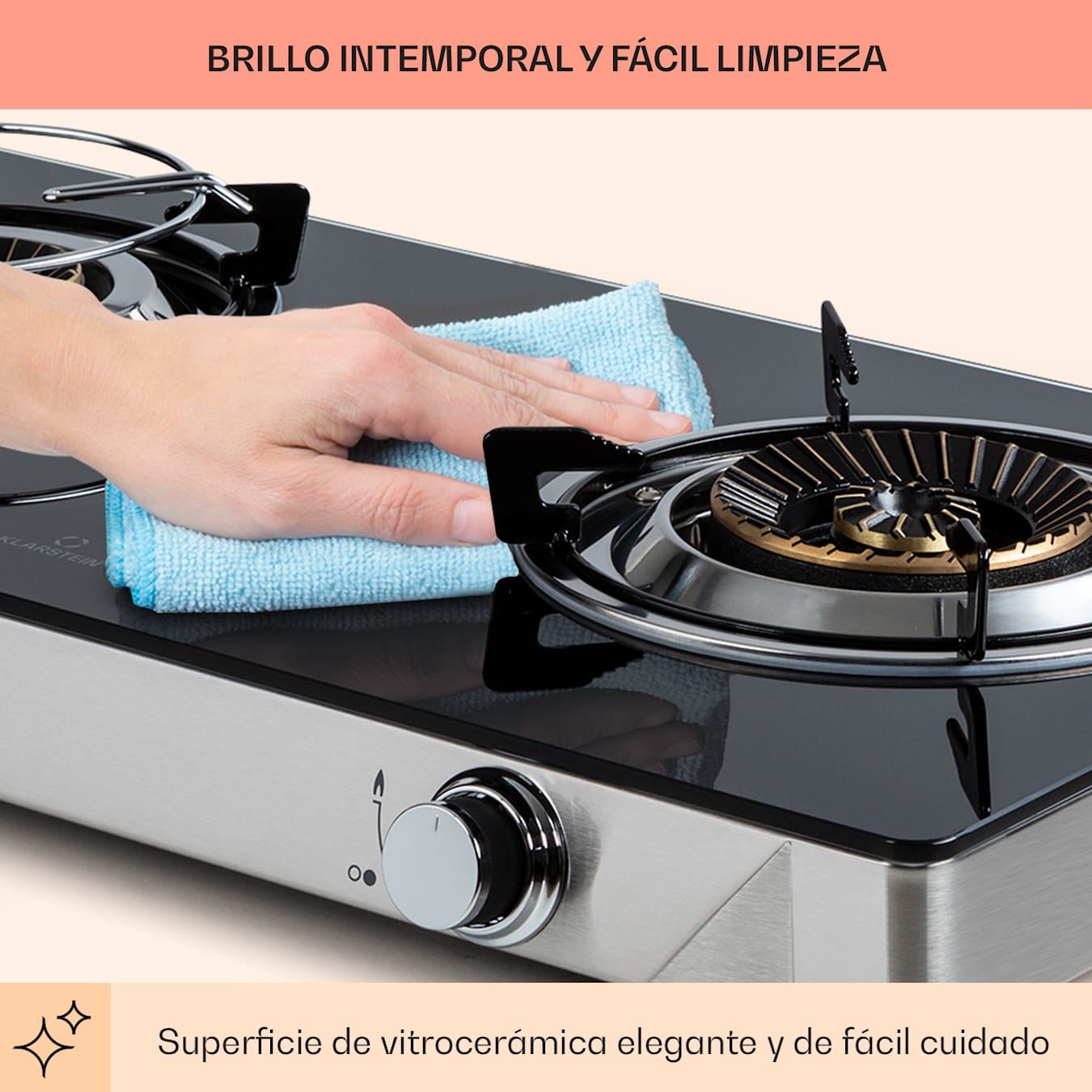 Hornillo Cocina de gas portátil 1 quemador estufa camping gas + 4