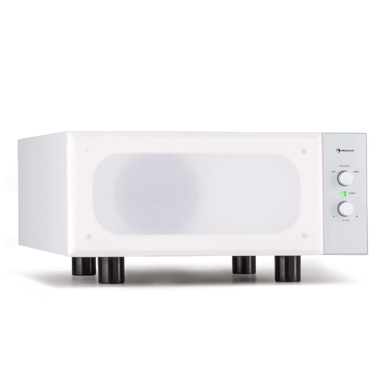 Enceinte amplifiee 20w active + enceinte passive blanche - Linearsound