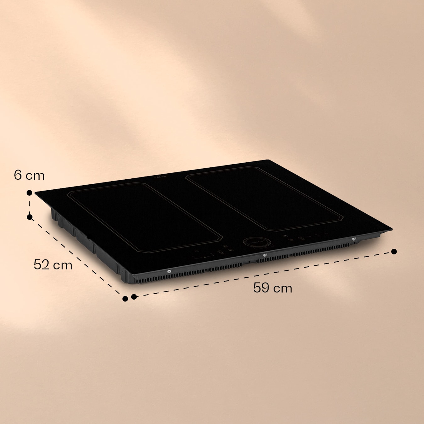 Victoria 5 Flex Placa de inducción, tecnología Flexzone, autosuficiente, de instalación, 90 cm, 5 zonas, gran zona de cocción: Ø 28 cm, 7400 W, booster, almacenamiento de temperatura, tempori 5