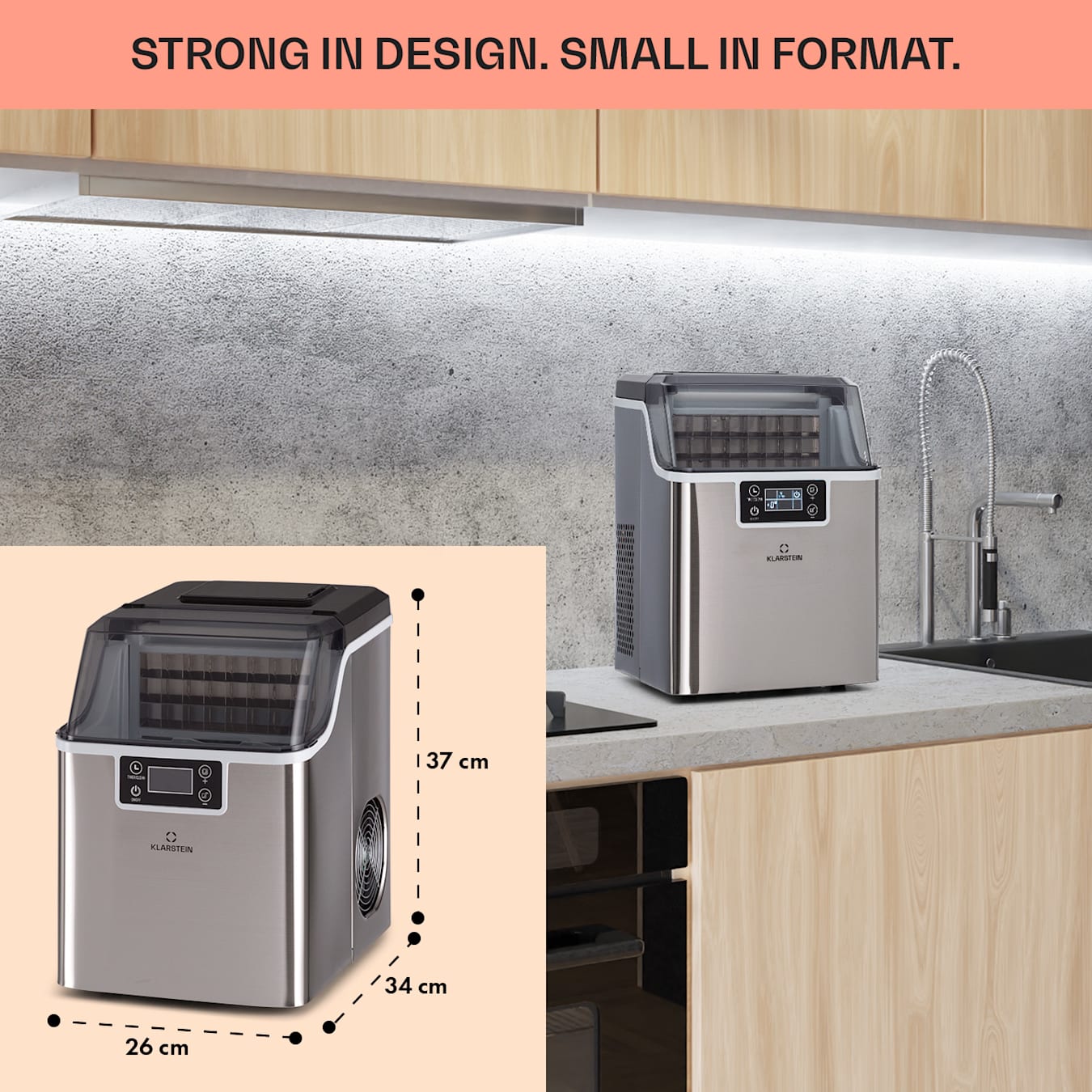 Stainless Steel Automatic Bar Ice Maker Fast Cooling Ice Making Machine for  Bar Gym Room - China Ice Maker and Ice Making Machine price