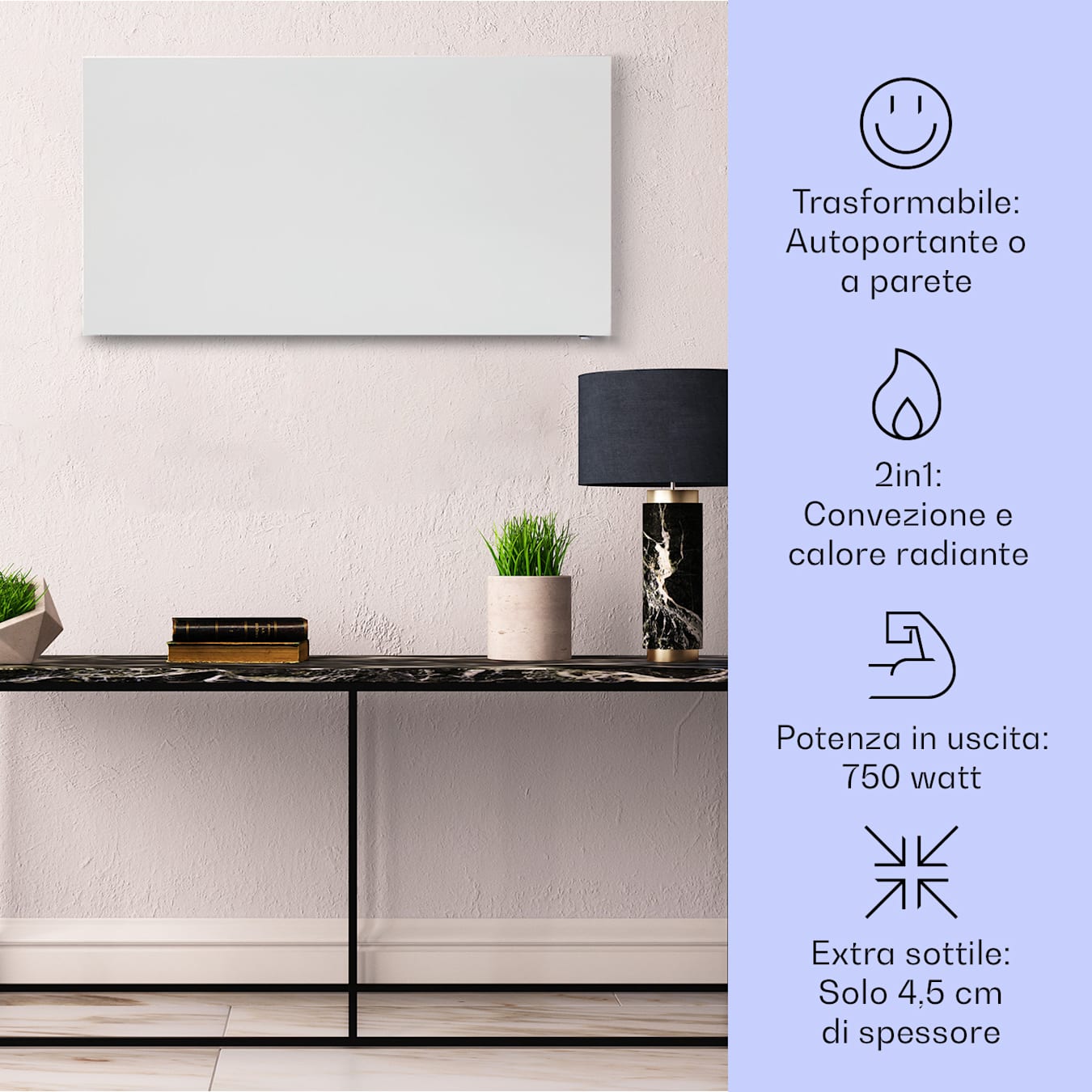 Taal Smart IR Heater Riscaldamento a infrarossi Pannello