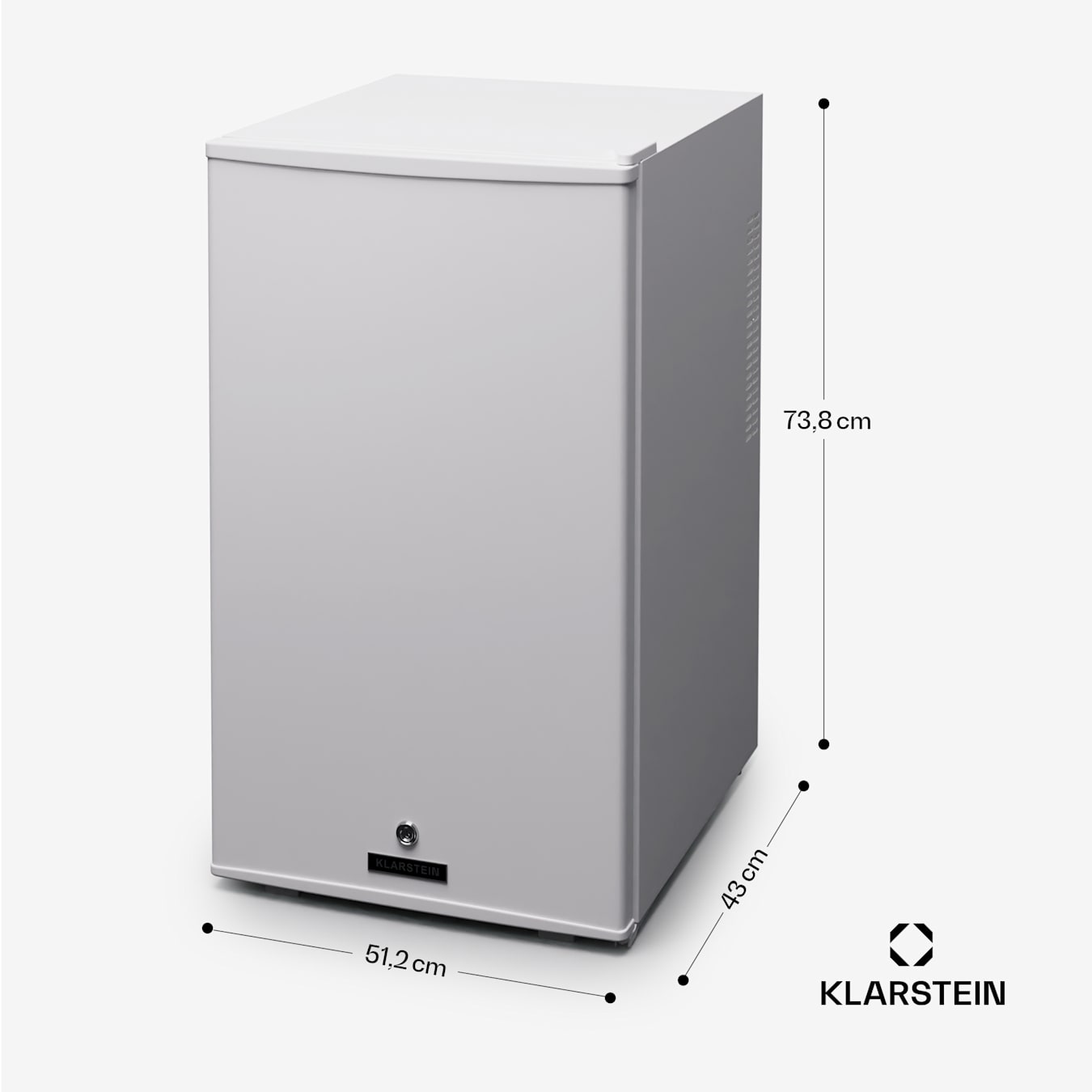 Klarstein Matterhorn 68, Minikühlschrank, 68 Liter 68 Ltr