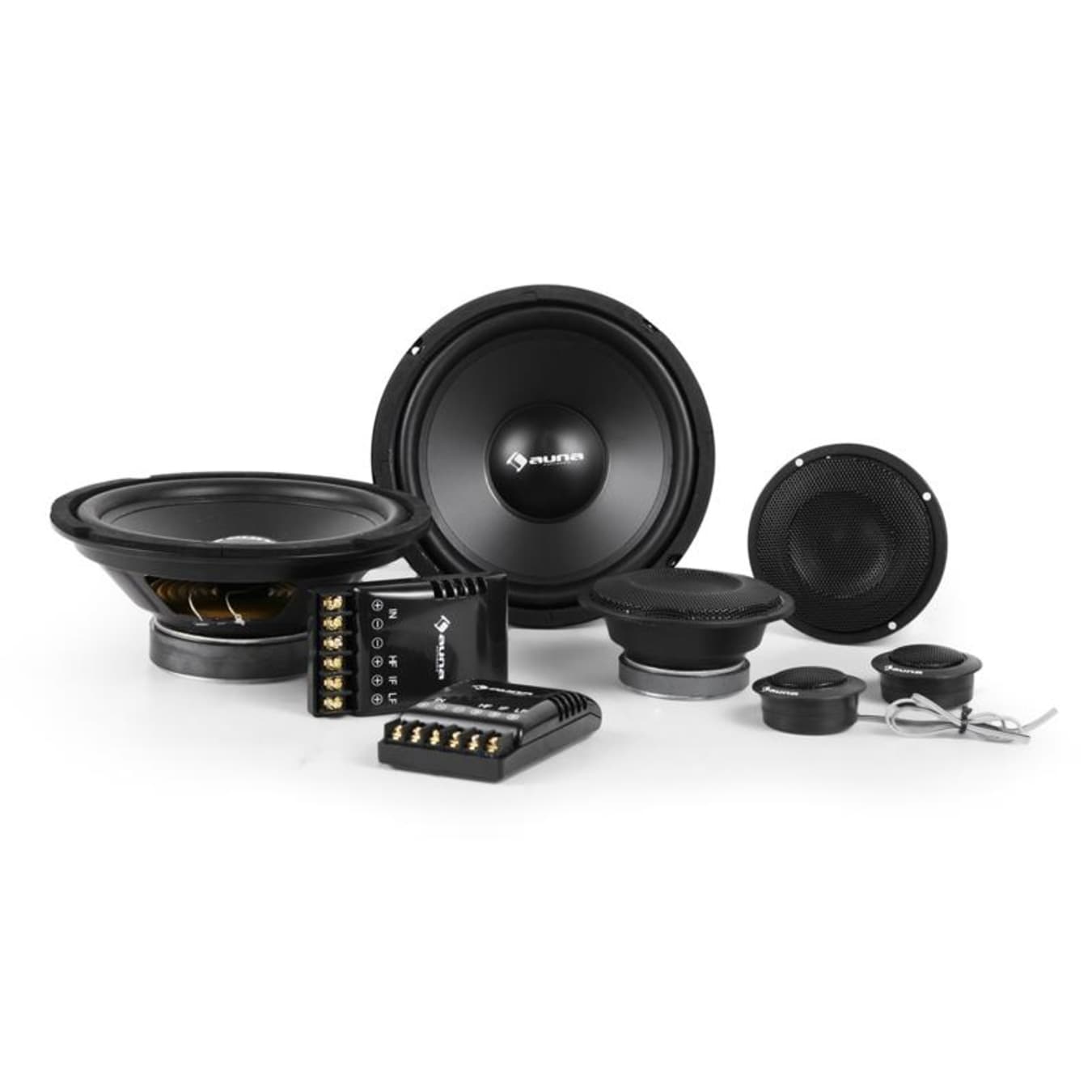 CS-Comp-8 Set de altavoces Hi-Fi para coche con amplificador de 2 canales