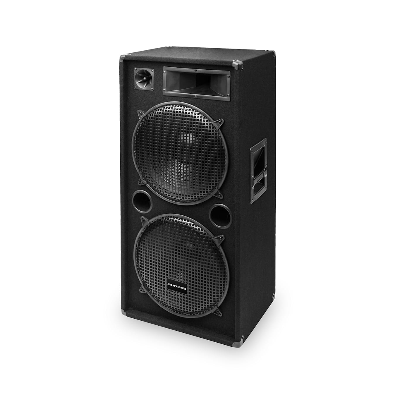 Amplificador PW-2522 MKII PA set + 2 altavoces pasivos de 15 PA 750W RMS /  1500