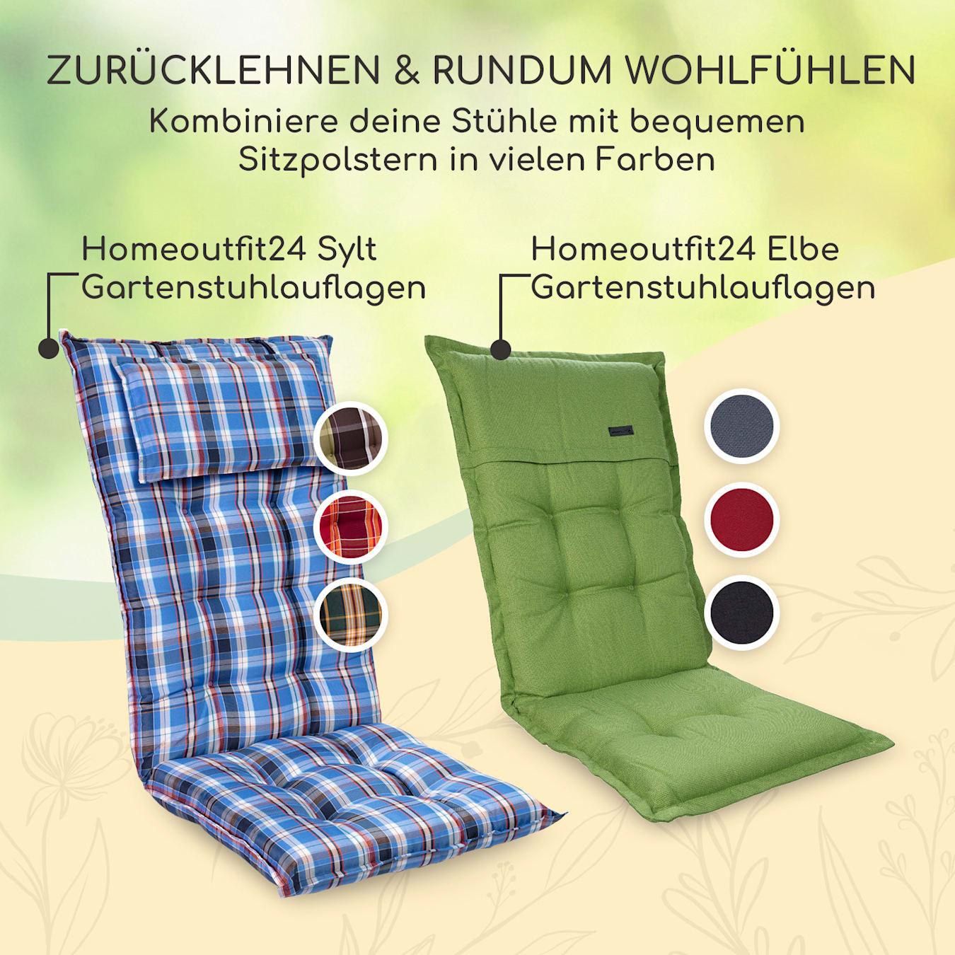 London Gartenstuhl Klappstuhl | 4 Stück | Sitzfläche: 45 x 44 cm | 6  Sitzpositionen – 5-fach verstellbar | wetterfestes Textilene |  pulverbeschichtetes Aluminiumgestell | faltbar | Klappsicherungshebe 4 x  Stuhl | Anthrazit