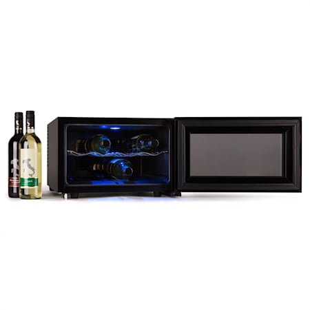 Nero Lucido KLARSTEIN Reserva Piccola Frigorifero Vini Autonomo Funzionamento silenzioso 1 Ripiano 20 L da 8° a 18° C Frigo Bevande Illuminazione interna LED 8 Bottiglie Nero Lucido KLARSTEIN Reserva Piccola Frigorifero Vini Autonomo Funzionamento silenzioso 1 Ripiano 20 L da 8° a 18° C Frigo Bevande Illuminazione interna LED 8 Bottiglie