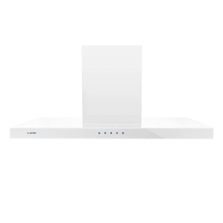 HOTTE ASPIRANTE MURALE KLARSTEIN 90CM 650M³//H MINUTERIE DESIGN EN VERRE BLANCHE