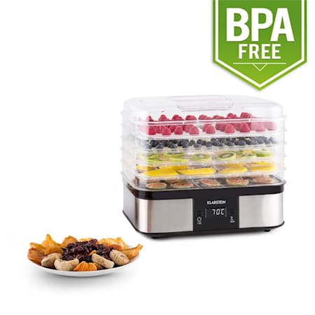 Valle Di Frutta 5 Tiered Stainless Steel Food Dehydrator 250w
