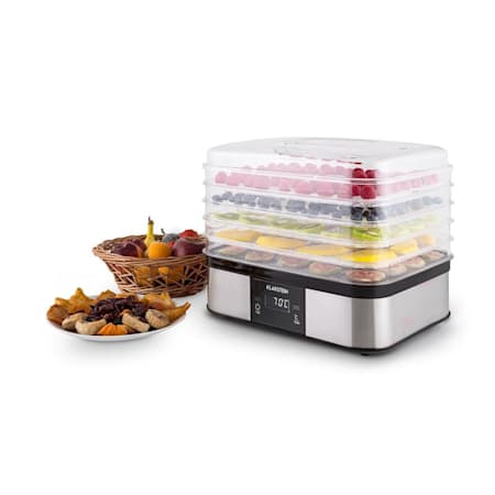 Valle Di Frutta 5 Tiered Stainless Steel Food Dehydrator 250w