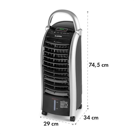 Klarstein Maxfresh Bk Cooler Ventilator 6l 65w Control De La Distanță 2 X Pachet De Gheata