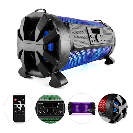 auna thunderstorm boombox speaker