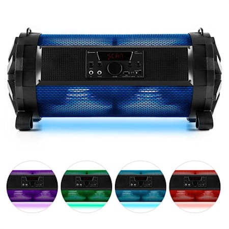 auna thunderstorm boombox speaker
