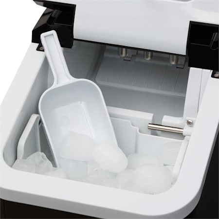 24 h • 0.6 l Ice Container • 3 Selectable Sizes • Minimalist Dimensions • Easy Operation • Elegant • Timer • White Klarstein Lannister Ice Cube Maker • Ice Cube Machine • 10 kg 24 h • 0.6 l Ice Container • 3 Selectable Sizes • Minimalist Dimensions • Easy Operation • Elegant • Timer • White Klarstein Lannister Ice Cube Maker • Ice Cube Machine • 10 kg